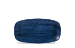 Plume Ultramarine Chefs' Oblong Plate No 4